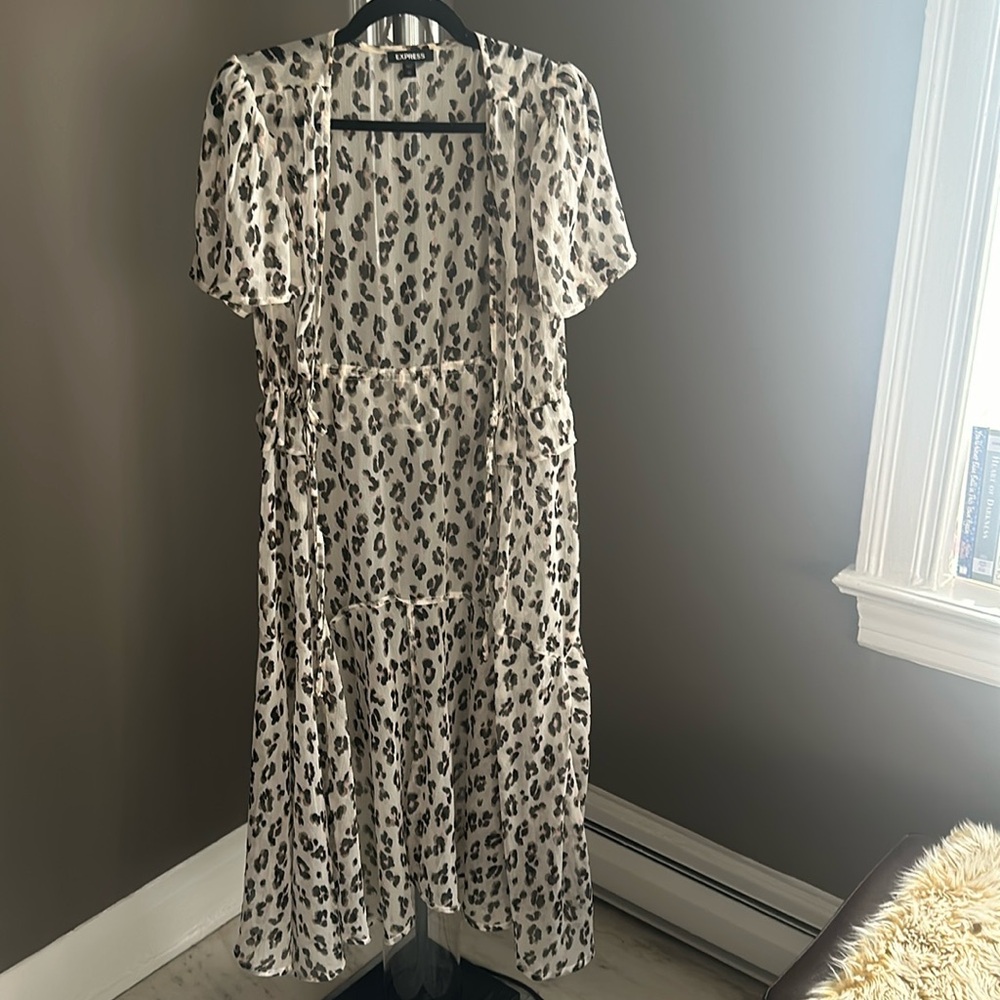 Express Leopard Kimono - XS